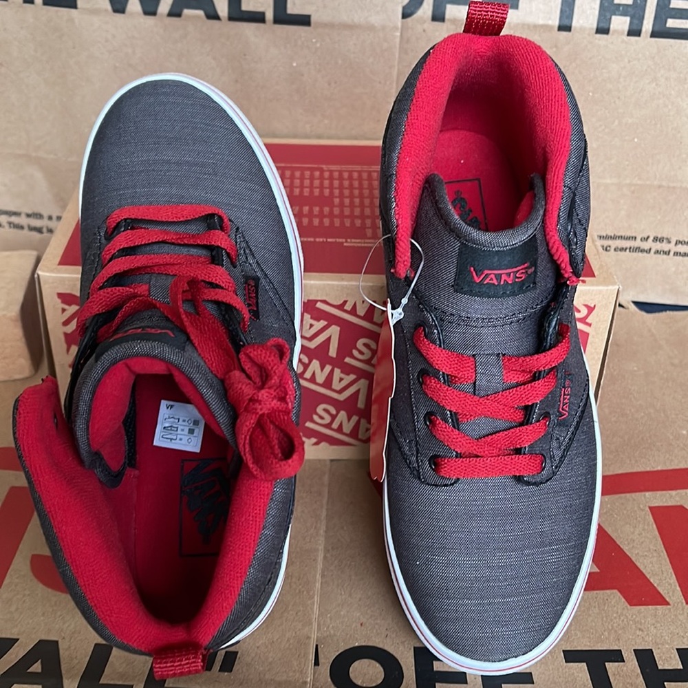 Vans Atwood Textile Black/Chili Pepper/White WMNS - Picture 13 of 16